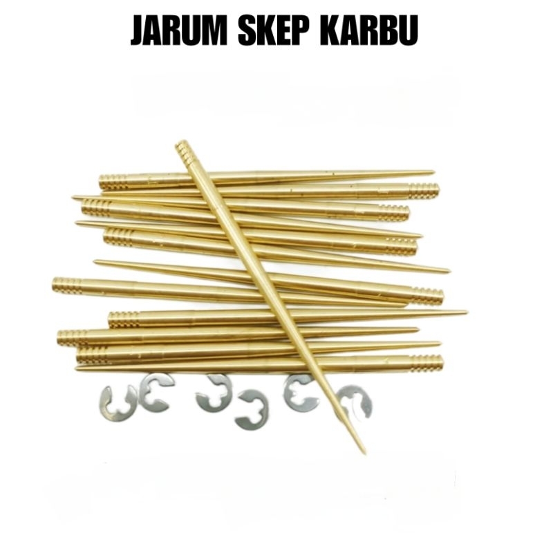 (COD) JARUM SKEP KARBU KARBURATOR PE 24 26 28 CHROME CROME - JARUM SKEP PE24 PE26 PE28 CHROME CROME