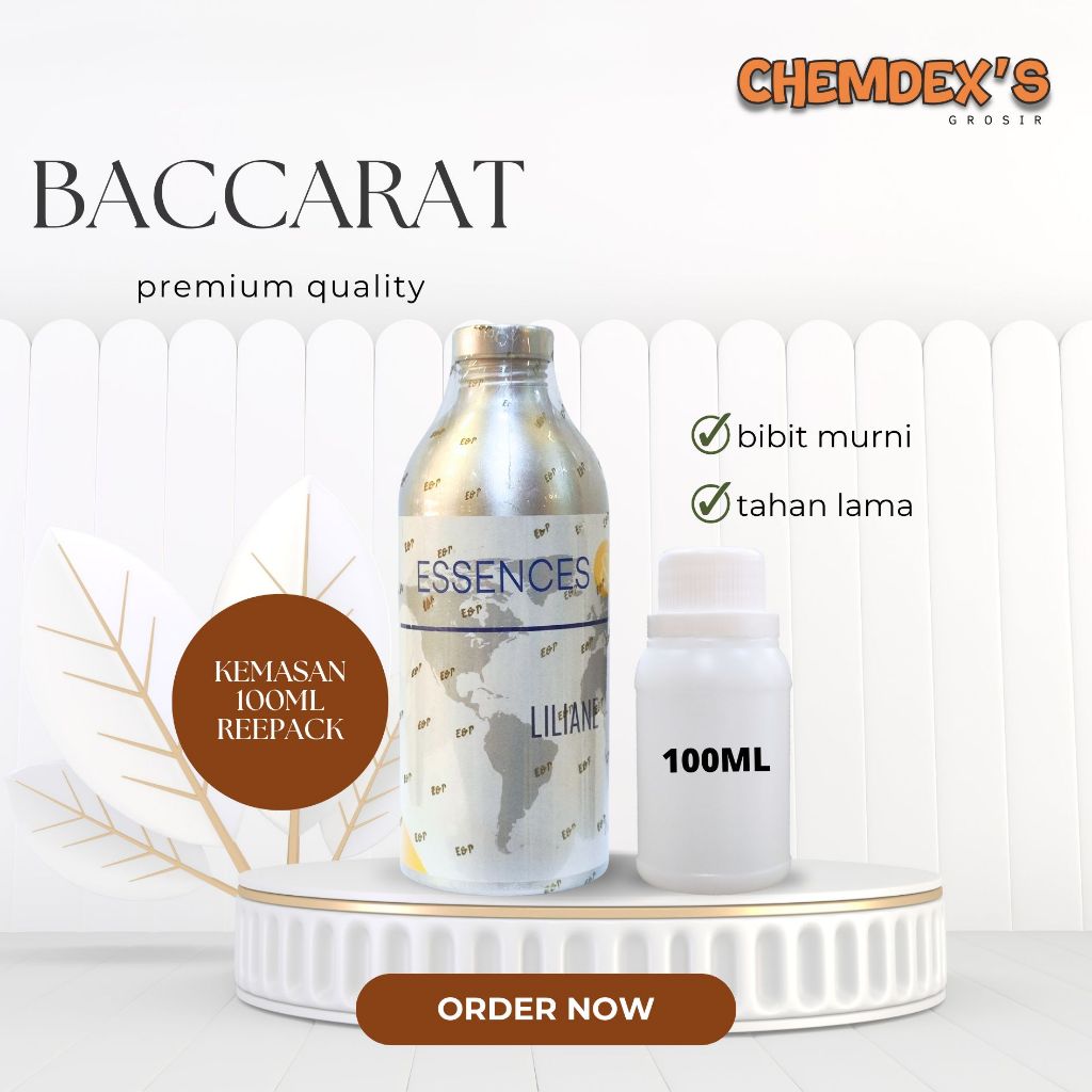 BIBIT PARFUM MURNI BACCARAT ROUGE 540 // 100ML // ESSENCIS  || parfum baccarat || bacarat || parfume