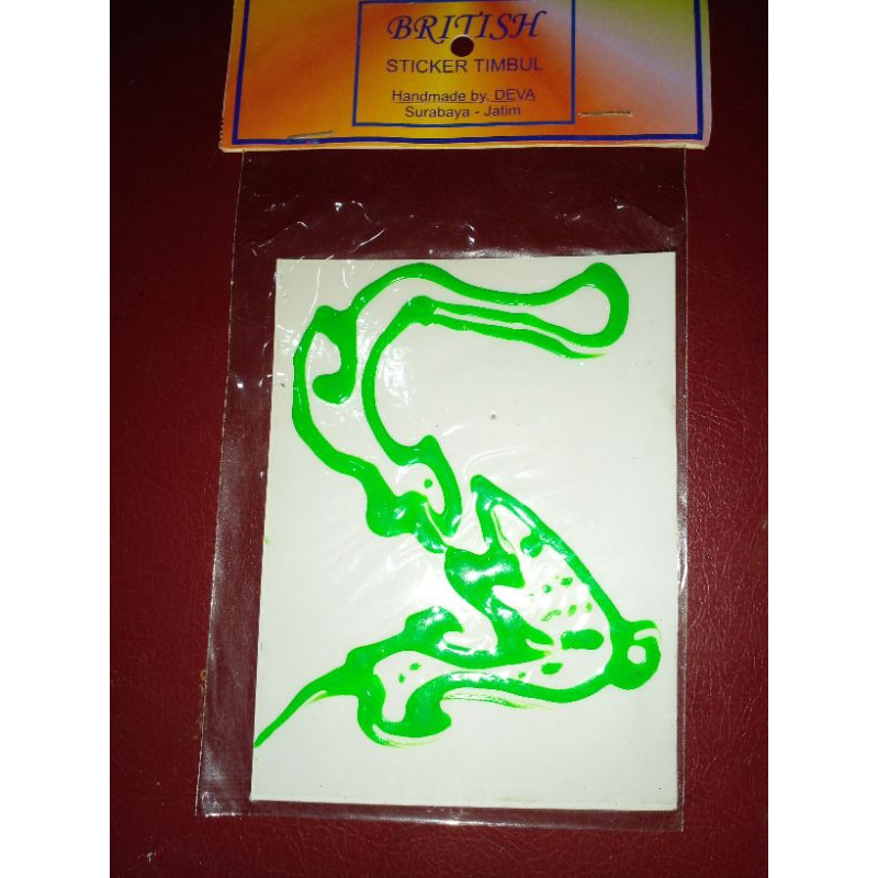 

British Sticker Timbul : Logo Kota Surabaya