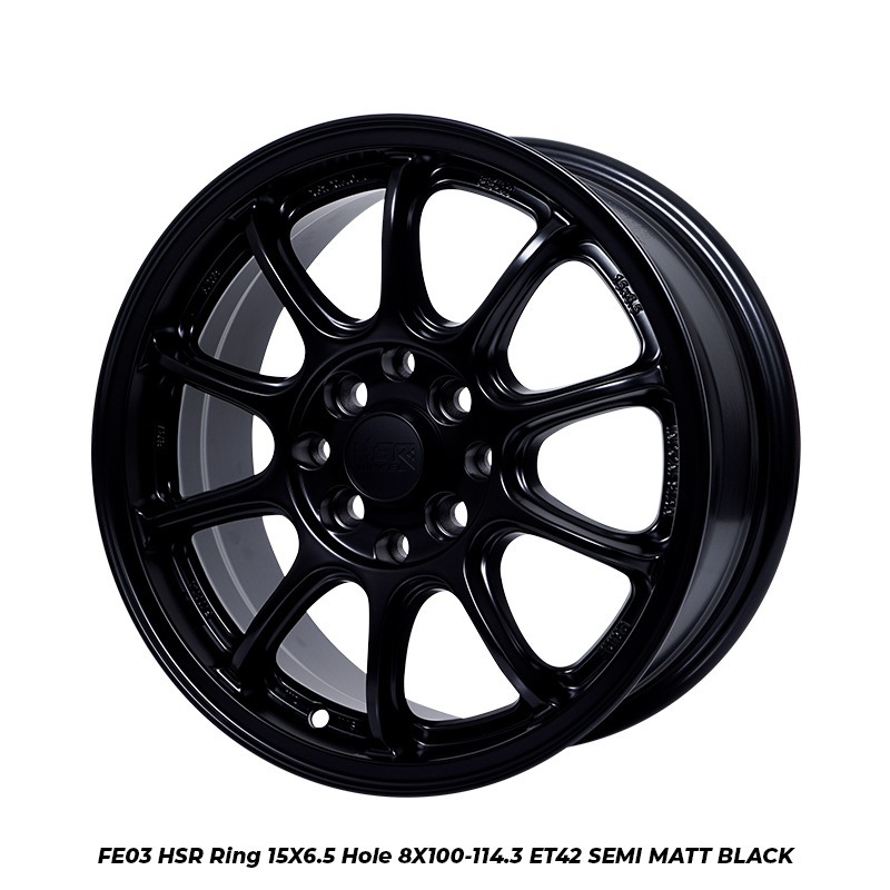 VELG MOBIL HSR FE03 RING 16 LEBAR 6,5 PCD 4X100-4X114,3 OFFSET 42