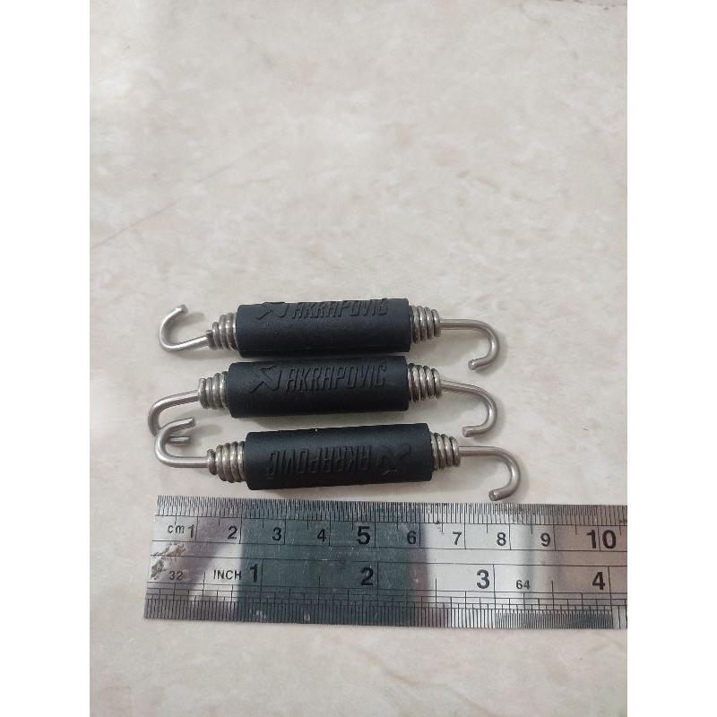 Per Knalpot Stainless Akrapovic 8Cm