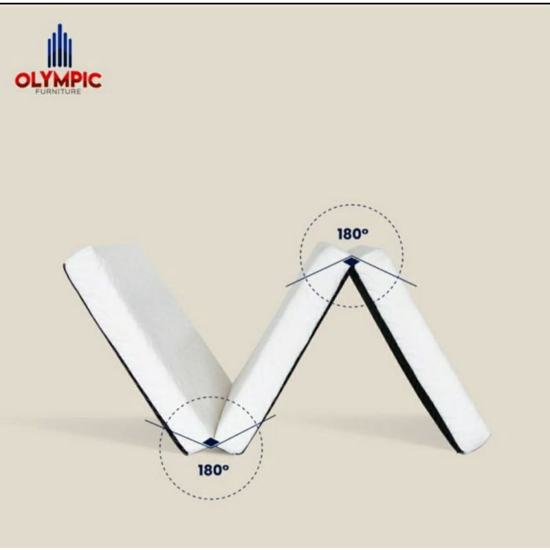 OLYMPIC Kasur Busa Lipat Dream Bag Travel Bed Tebal dan Empuk Kasur Lipat Berkualitas