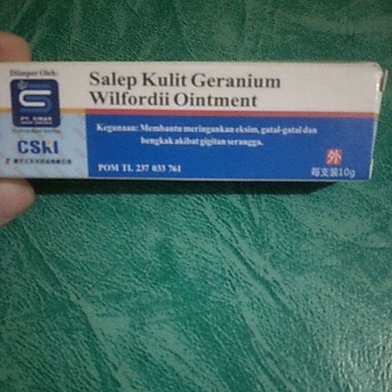 Salep Kulit Geranium Wilfordii