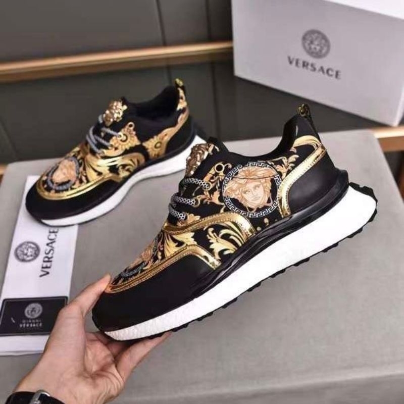 SEPATU SNEAKERS PRIA VERSACE IMPORT BRANDED
