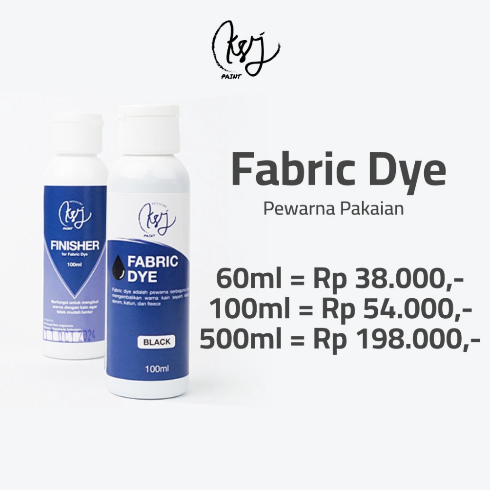 Sedia Wantex Pewarna Kain Jeans Jaket dan Hoodie premium  KSJ Paint