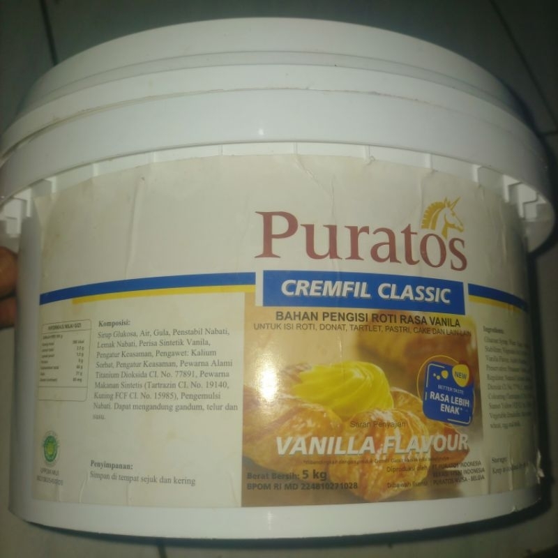 

bok ember Vanilla Puratos Cremfil 5 kg