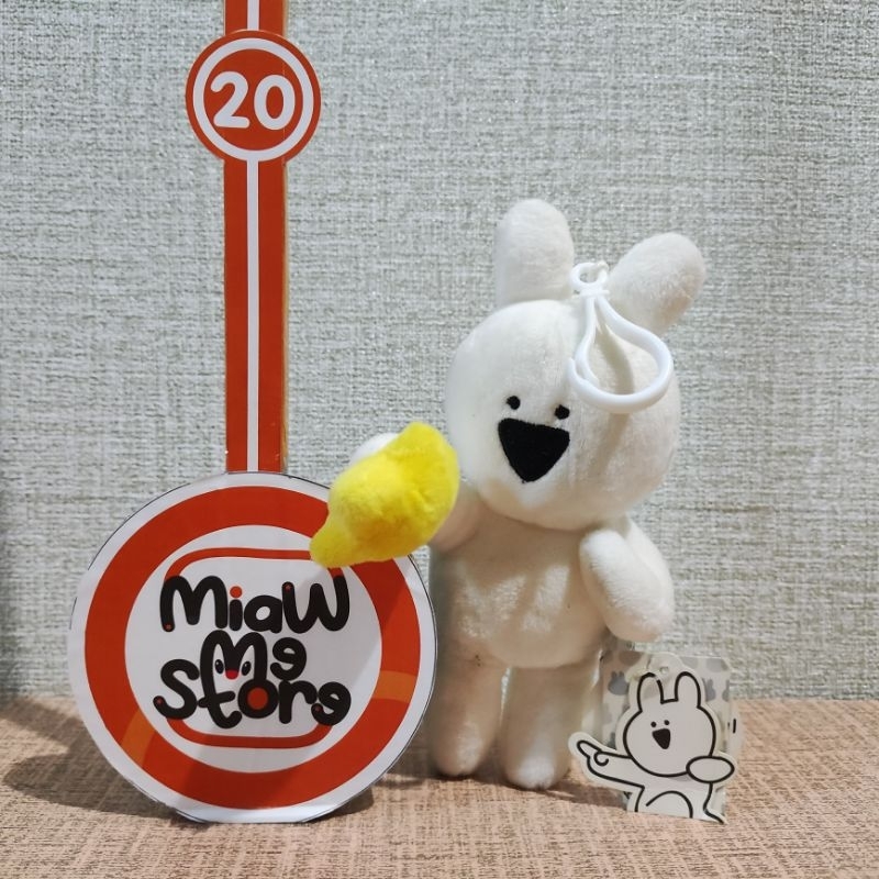 Ganci Gantungan Kunci Boneka Extremely Rabbit Original Extremely Rabbit New Tag