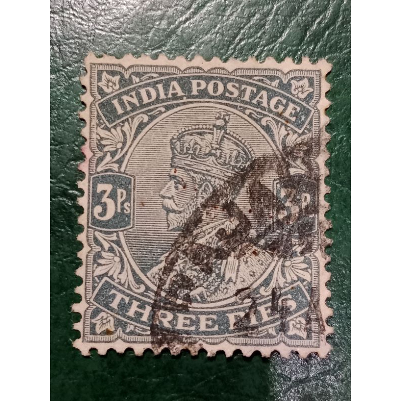 

Prangko India 3 Pies King George V Tahun 1911-1912 USED