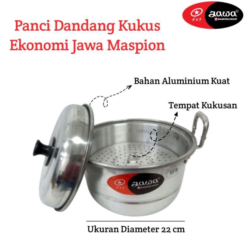 (MURAH) DANDANG KUKUS JAWA 20 CM - 22 CM PANCI EKONOMI MASPION