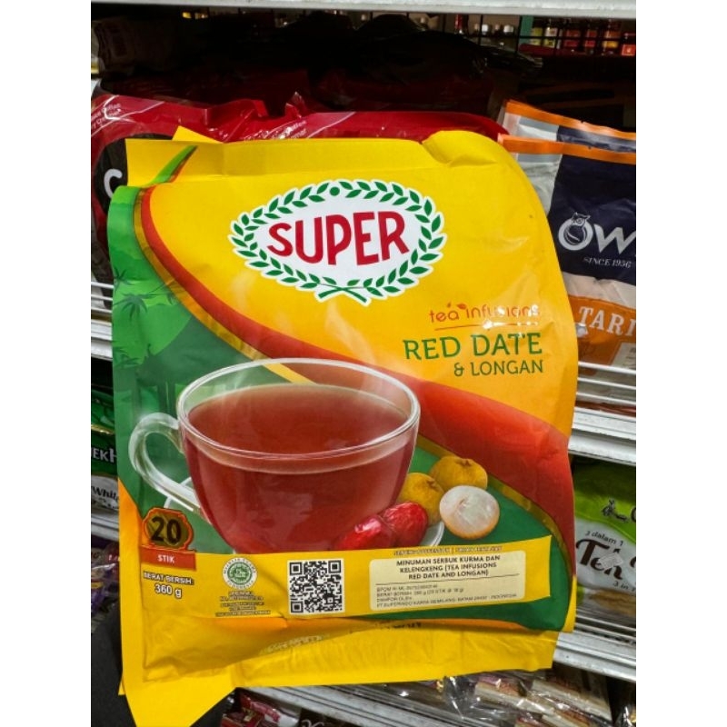 

Super Instant Red Date & Longan Tea Infusions Healthy Drink 360g /Minuman Serbuk Kurma dan Kelengkeng