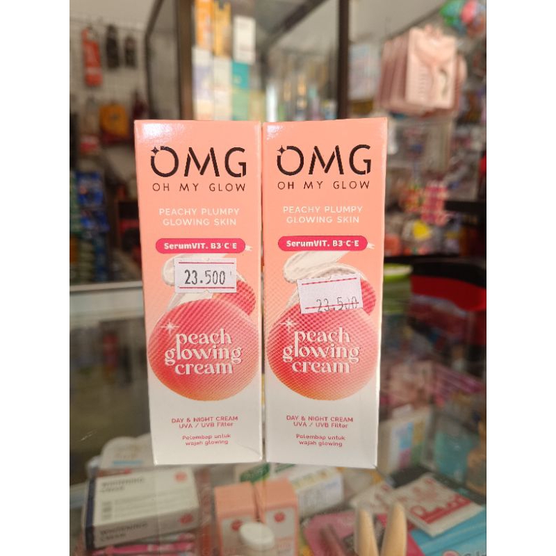 OMG peachy glowing cream serumfit B3+C+E