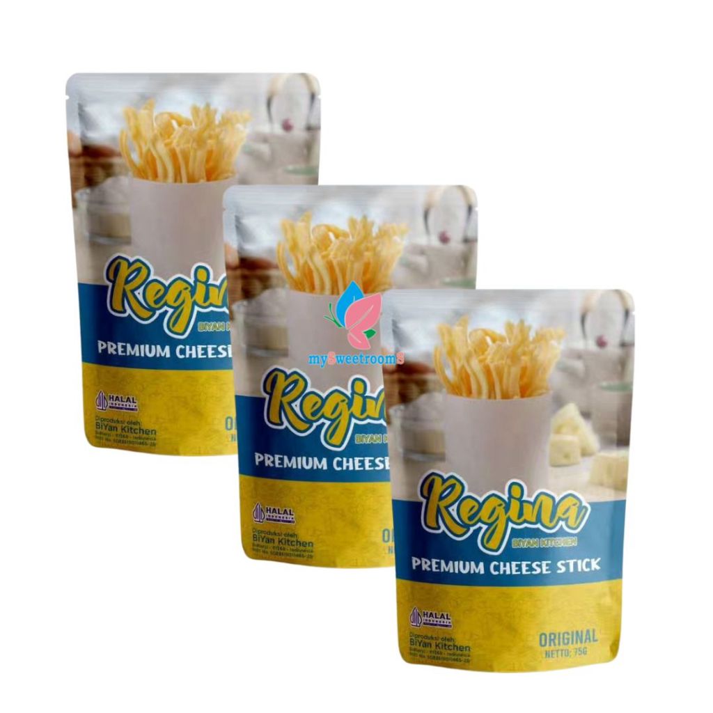 

3PCS Regina Cheese Stick / Cemilan Stik Keju Enak