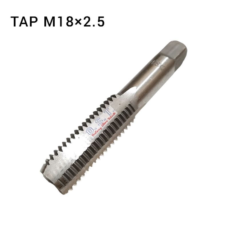 Tap PO Lurus M18×2.5 HSS Hand Tap m18 × 2.5 hss Baru