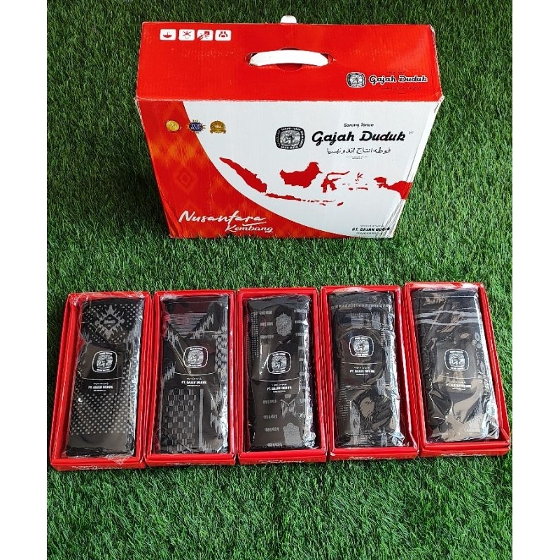 Sarung Gajah Duduk Nusantara Kembang | Sarung motif kembang | Sarung Gajah Duduk