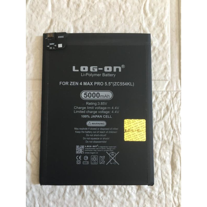 batrai baterai asus zenfone4 max pro 5.5 log - on