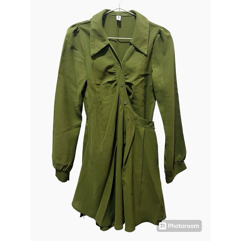 kemeja dress sexy lengan panjang prelove