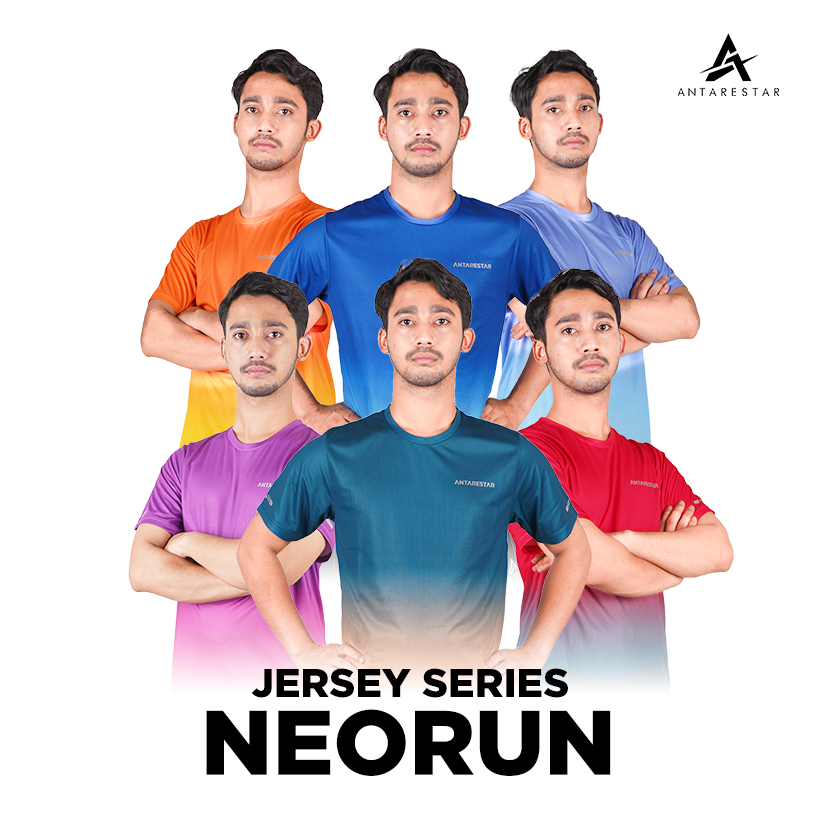 ANTARESTAR Official - Baju Olahraga Lari Jersey Running Neorun Jersey Dry Fit Gym Lari Running Unise