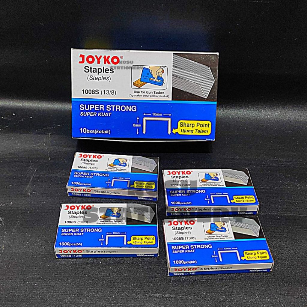 

ISI STAPLES / ISI STAPLER / REFILL STAPLES GUN TACKER JOYKO 1008S