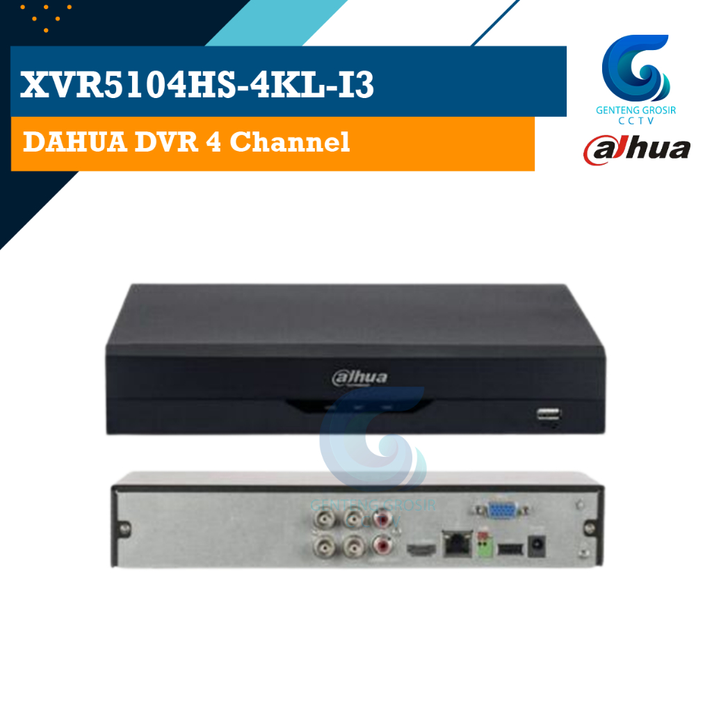DAHUA XVR5104HS-4KL-I3 DVR 4 Channel