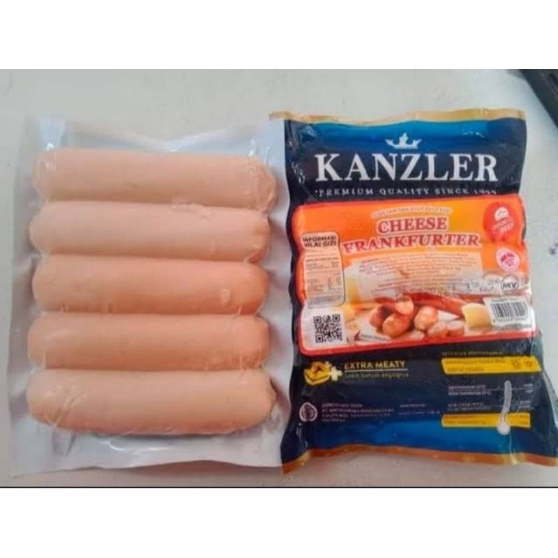 

Kanzler Sosis Cheese Frankfurter 360gr