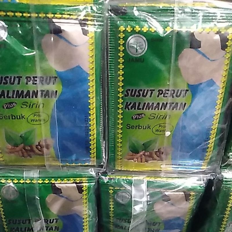 

Jamu serbuk SUSUT PERUT KALIMANTAN isi 10sachet