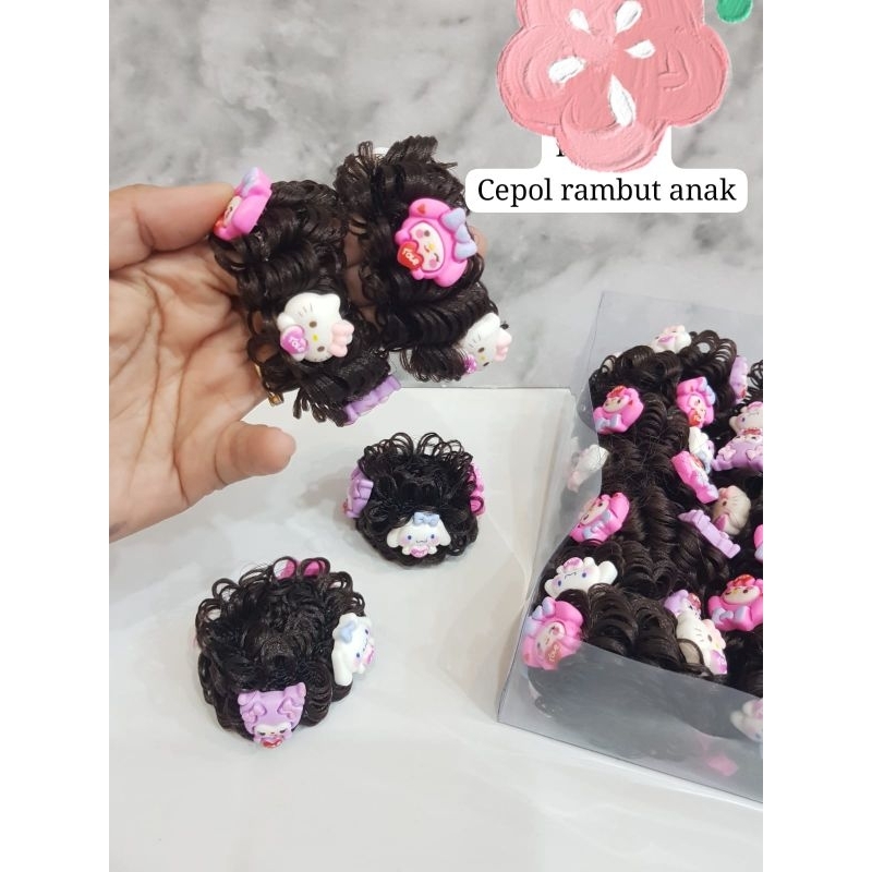 Cepol Anak|Subal Cepol Kuromi|Cepol Rambut|Cepol Kuncir Rambut|Hair Bun Anak