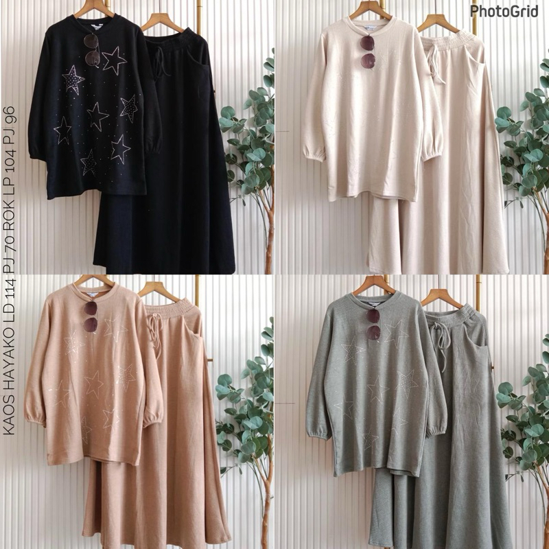 Set Rok Terbaru Knit Hayoko by Imperial ORI murah Berkualitas Cantik Adem nyaman