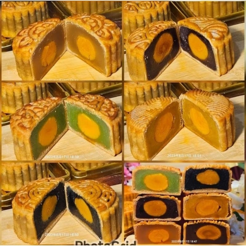 

Mooncake kue bulan ada isi telur perpc ,100gr