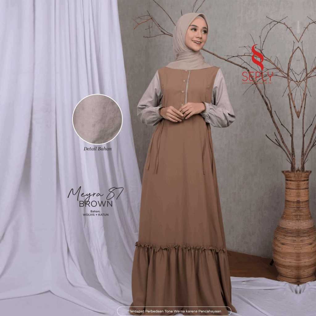 GAMIS BY SEPLY MEYRA 87 NAVY, GAMIS SEPLY MEYRA 87 GREEN, GAMIS SEPLY MEYRA 87 BROWN