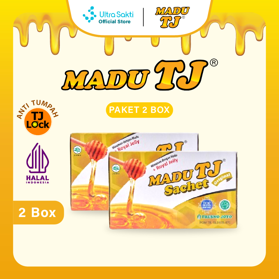 

Paket Madu TJ Original Kemasan Sachet 2 Box @12pcs