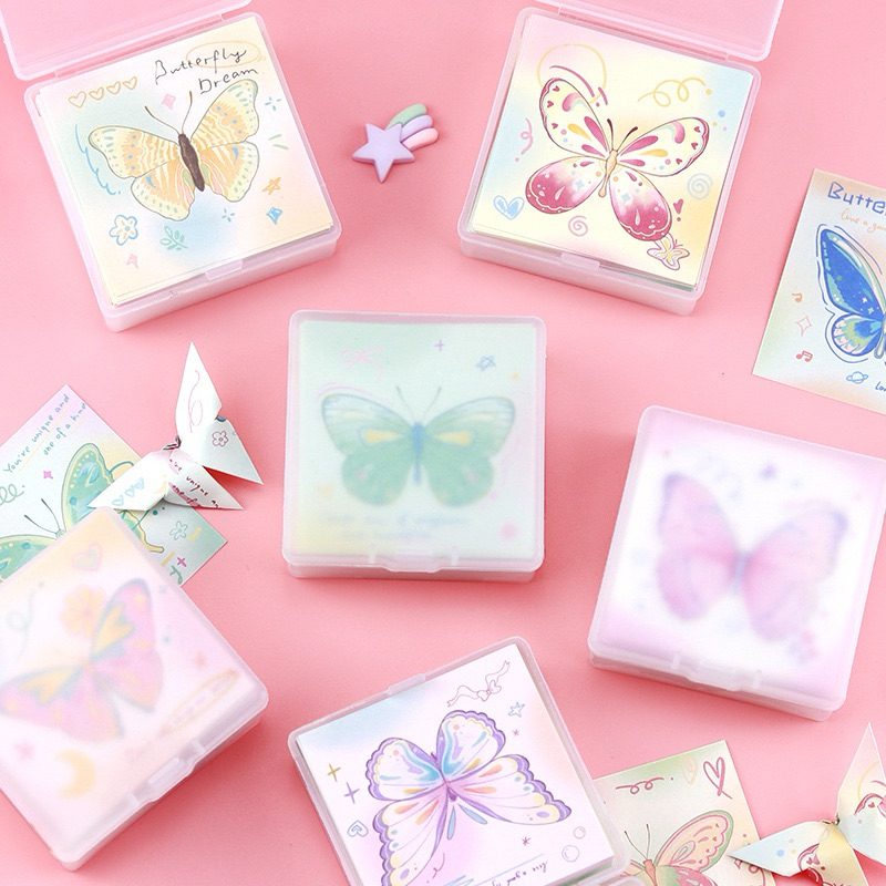 

Delunashop DL385A Sticky Note 200Lembar Dan 80lembar KERTAS Memo notes GRID SERIES CUTE Memo Note Paper Notepad origami motif kuromi cinnamonroll sanrio