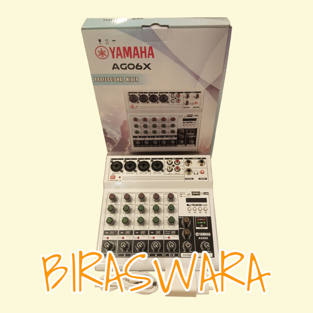 YAMAHA AG06X MIXER AUDIO 6 CHANNEL AG 06X AG06 X AG 06 X