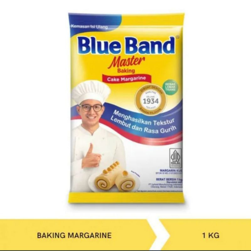 

Blue band Master Baking Margarin Kue 1kg