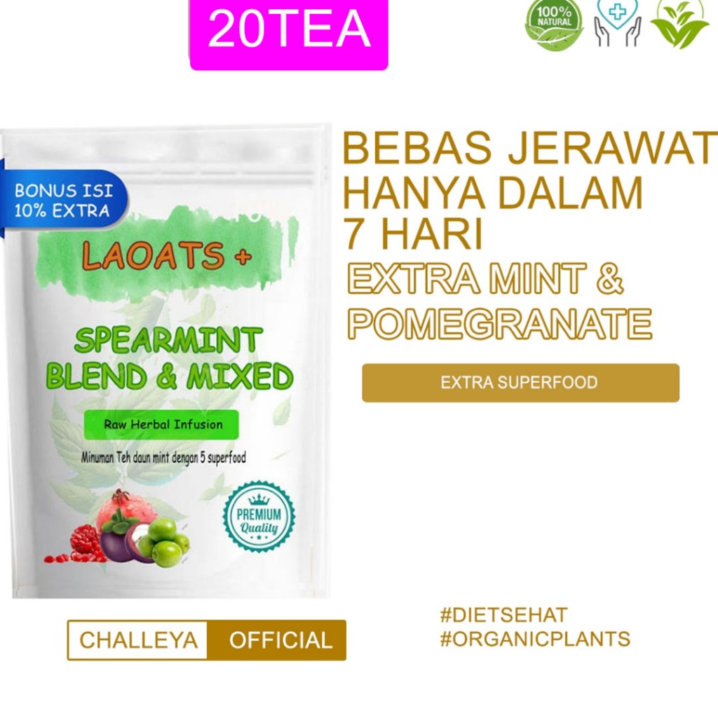 

Spreamint Tea Spearmint Tea Untuk Jerawat Organic Spearmint Tea Raw Herbal Peppermint Tea Laoats