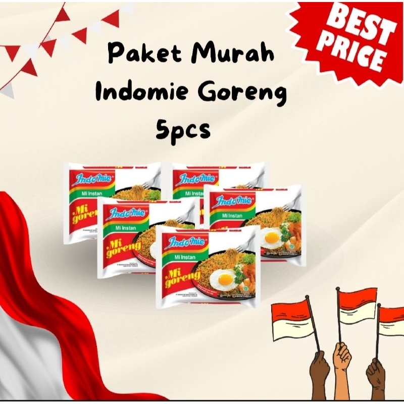 

INDOMIE GORENG PAKET HEMAT ISI 5PCS