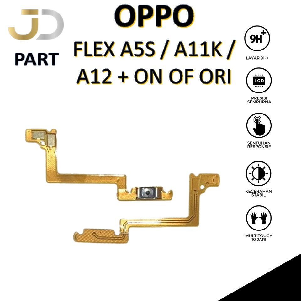 FLEXIBLE ON OFF OPPO A5S / A12 / A11K ON + OFF ORIGINAL