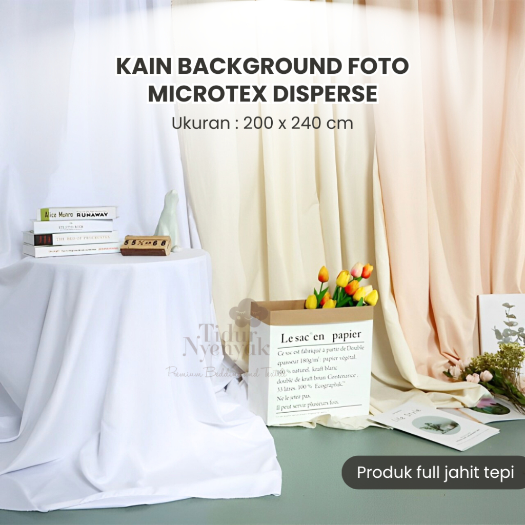 KAIN BACKGROUND 200X240 FOTO STUDIO KAIN POLOS BACKDROP FOTO PRODUK MODEL KEMASAN LIVE STREAMING