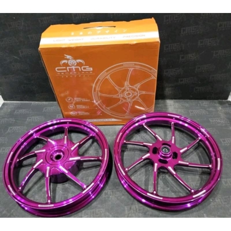 VELG CMG MG801 ORIGINAL AK88 185x14 215x14 PALANG 8 M8 VARIO 110 125 150 160 CBS BEAT SCOOPY SPACY G