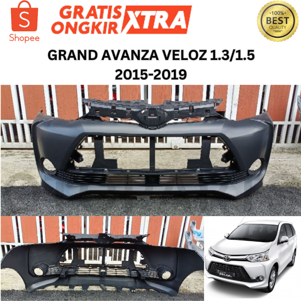BUMPER BEMPER DEPAN GRAND AVANZA VELOZ 2015 2016 2017 2018 2019 BARU IMPORT OEM 52119-BZD50