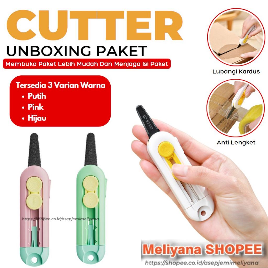

Alat Unboxing Cutter Anti Lengket Bahan Teflon dengan Bagian Depan Tidak Lancip Tidak Merusak Isi Paket Fitur Portable Magnet