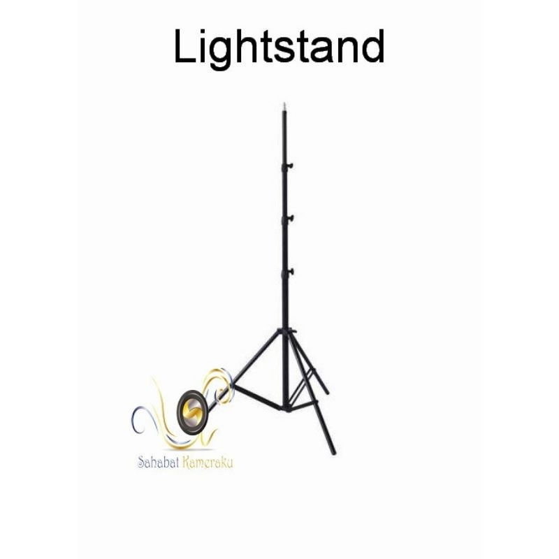 Light Stand / Lightstand 06 (tinggi maksimal 2.8meter) Tripod Lampu Studio Foto Like Takara