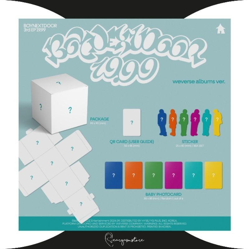 BOYNEXTDOOR - 19.99 (WEVERSE ALBUM VER)