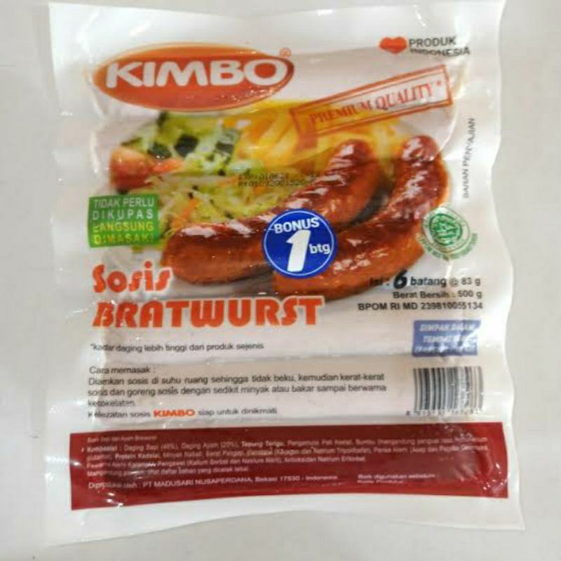 

Sosis Bakar Jumbo Kimbo Original isi 6