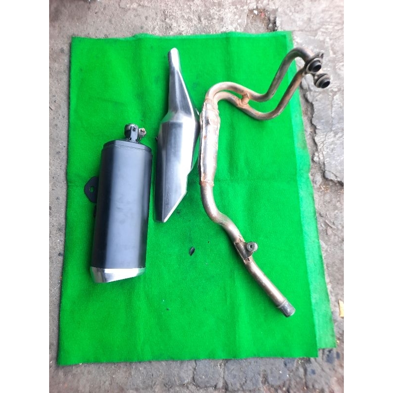 knalpot standar kawasaki ninja 250 fi / Z250 fi original