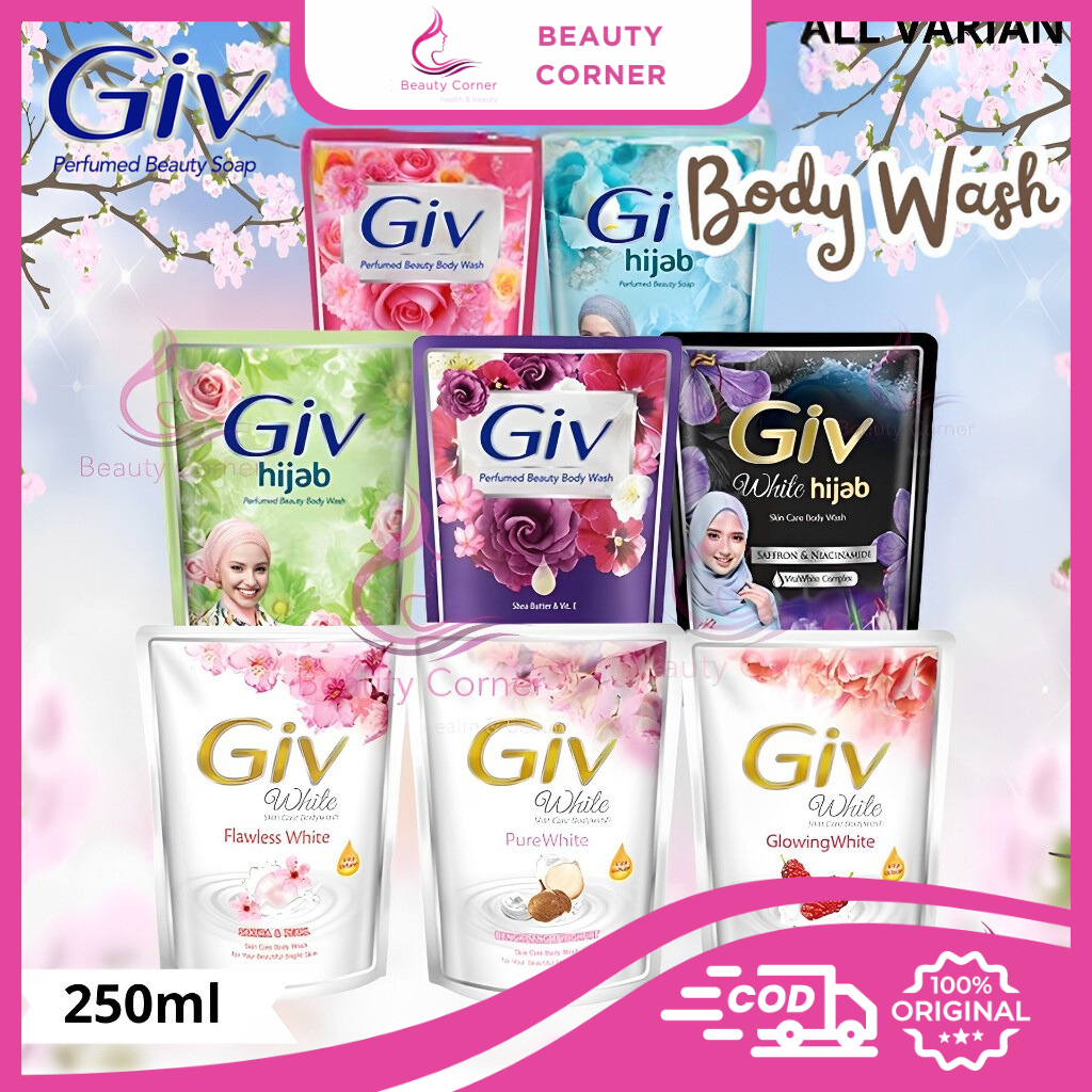 (Refill 250ml) Giv White Skin Care Body Wash
