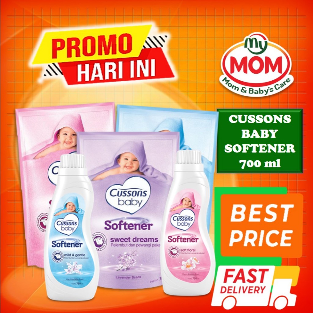 CUSSONS Baby Softener 700ml Refill & 1500ml - Cusson Pelembut Pakaian Bayi - Fabric Softener - MyMom