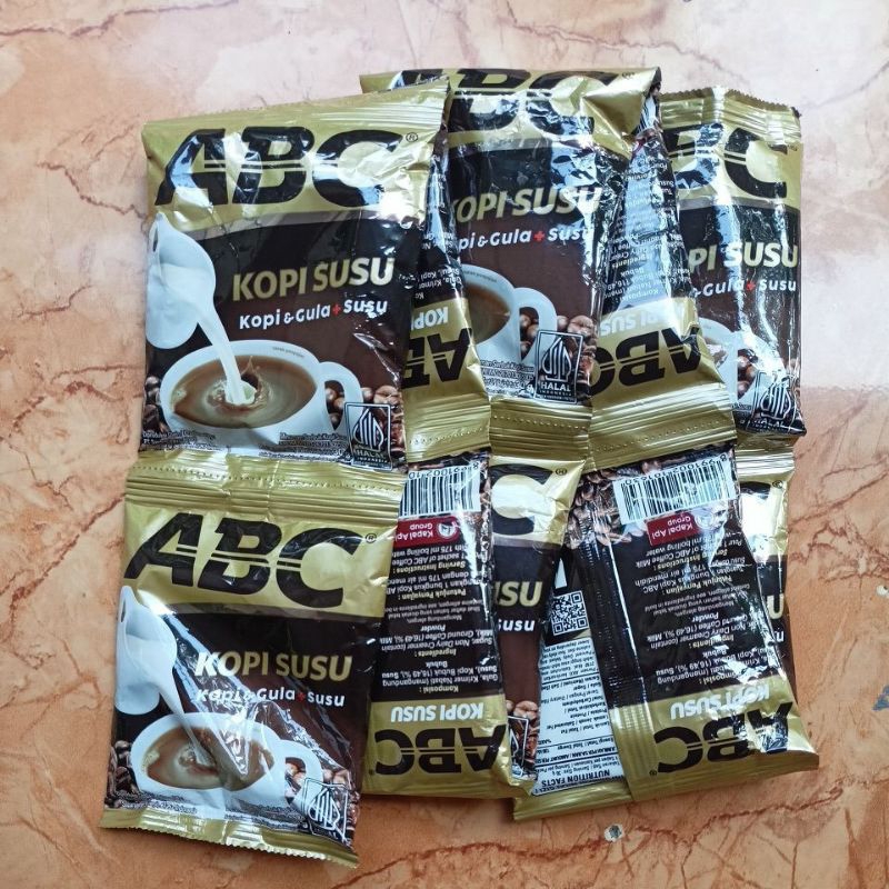 

kopi ABC susu sachet renceng