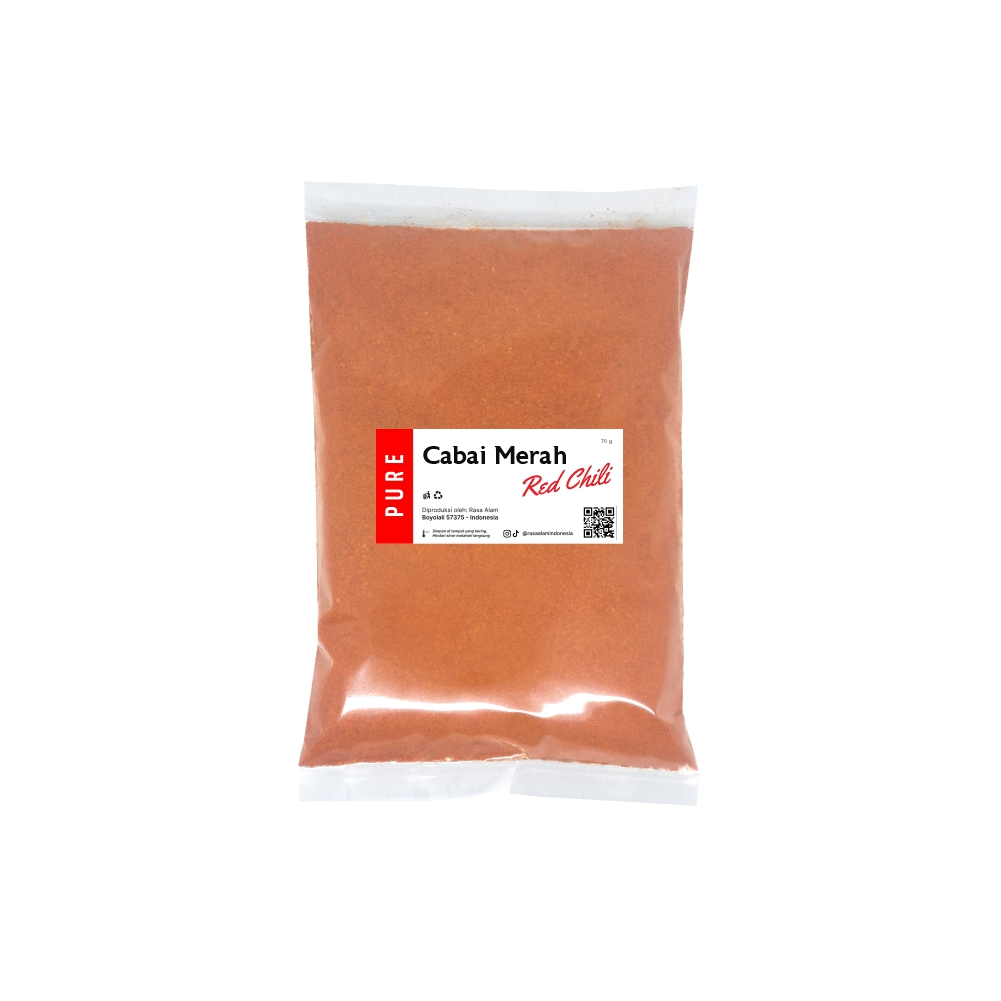 

Cabai Bubuk 70g Rasa Alam