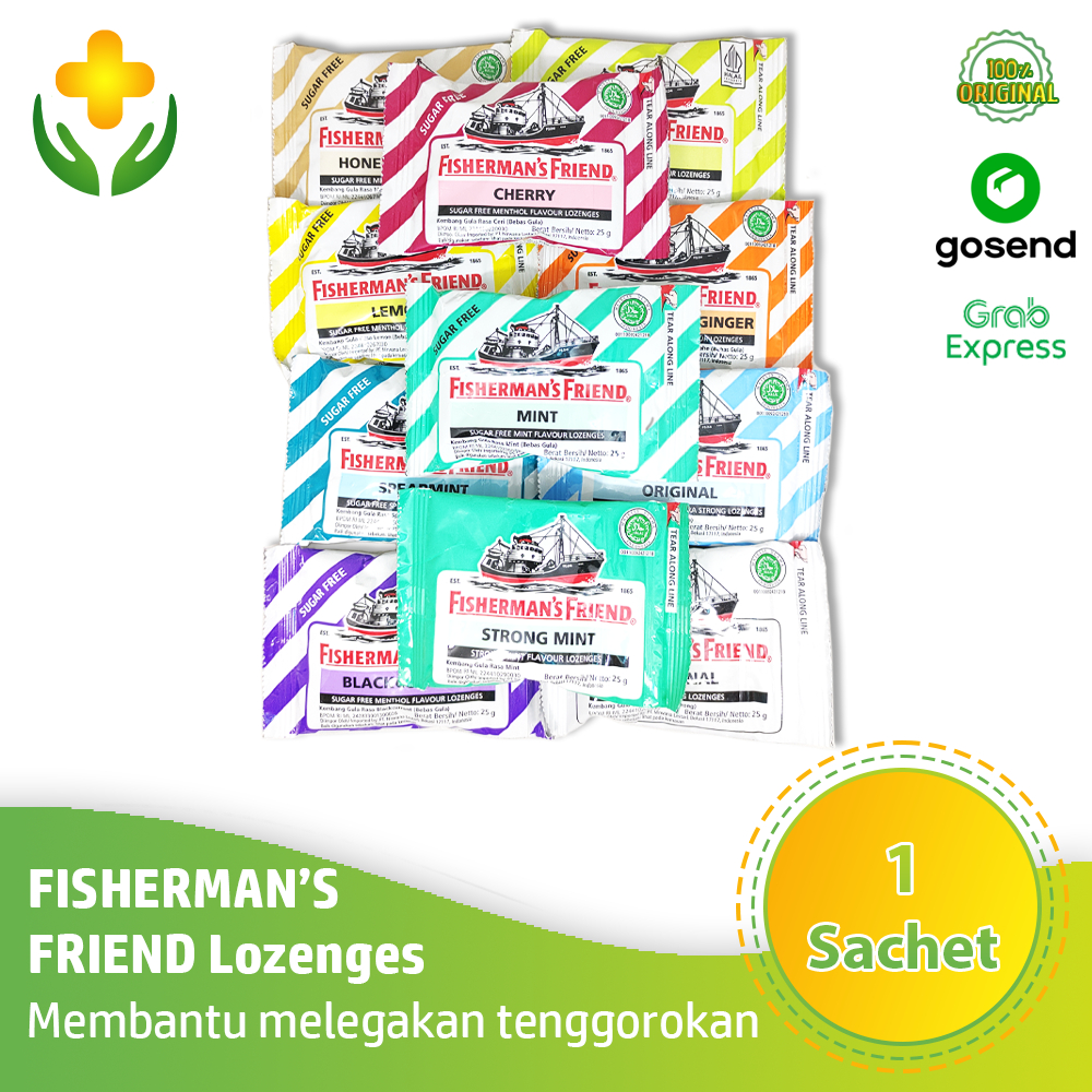 

Fishermans Friend 1 Sachet Permen Pelega Tenggorokan