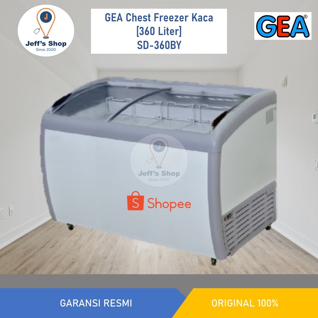 GEA Chest Freezer / Freezer Box Kaca [360 Liter] SD 360BY
